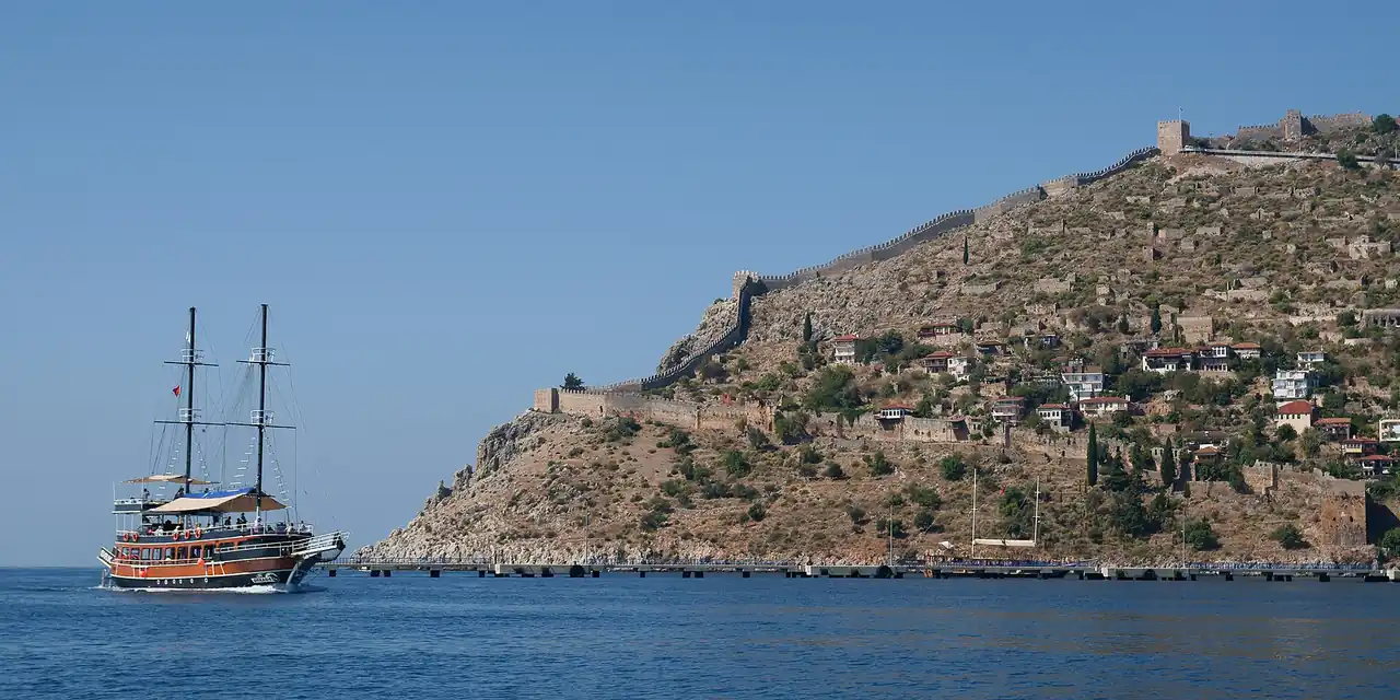 Uitzicht op Alanya
