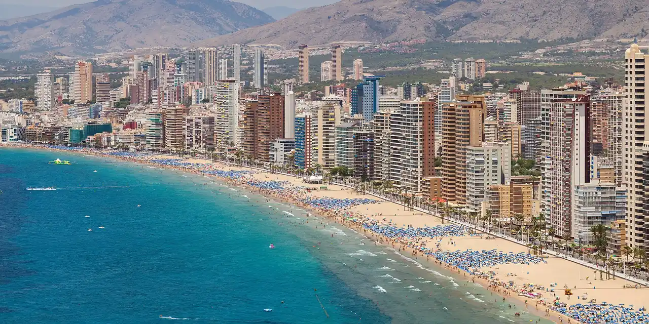 Uitzicht op Benidorm