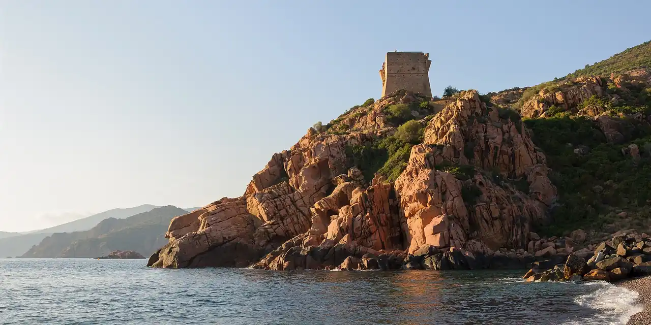 Uitzicht op Corsica