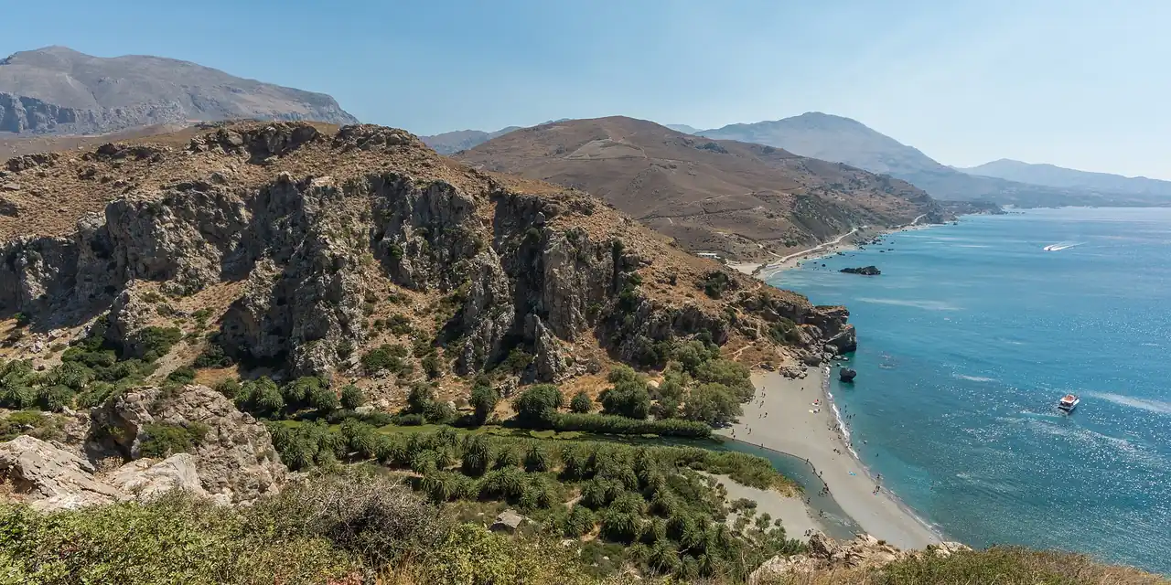 Uitzicht op Kreta