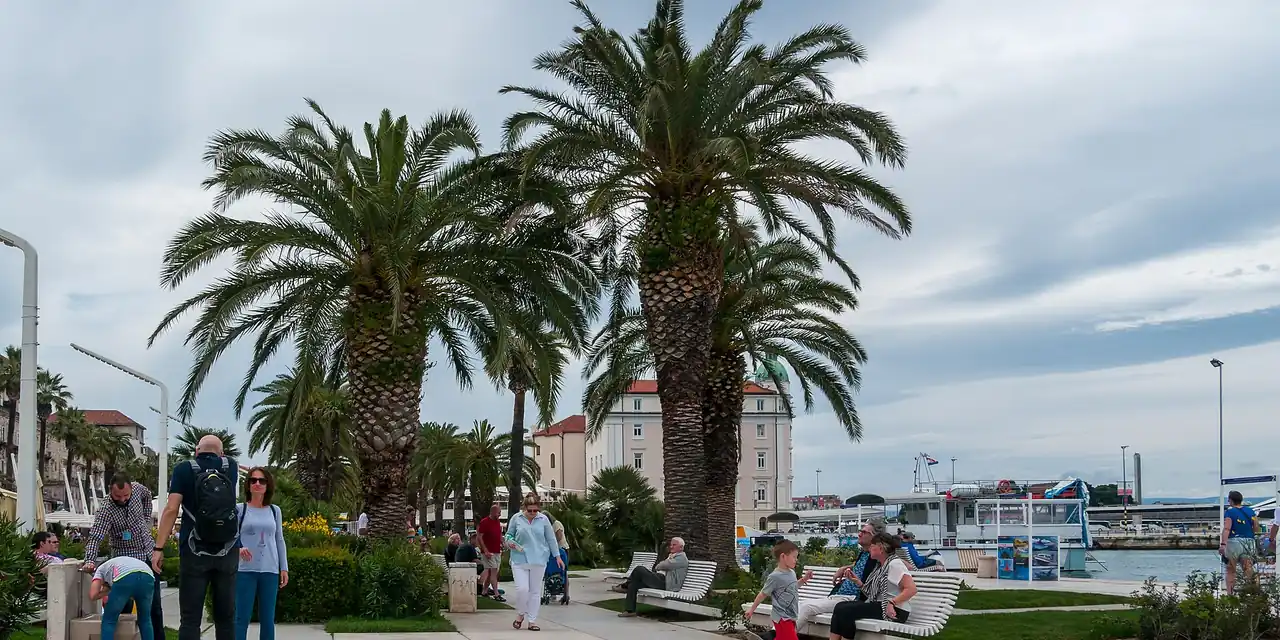 Uitzicht op Kroatië (Split)