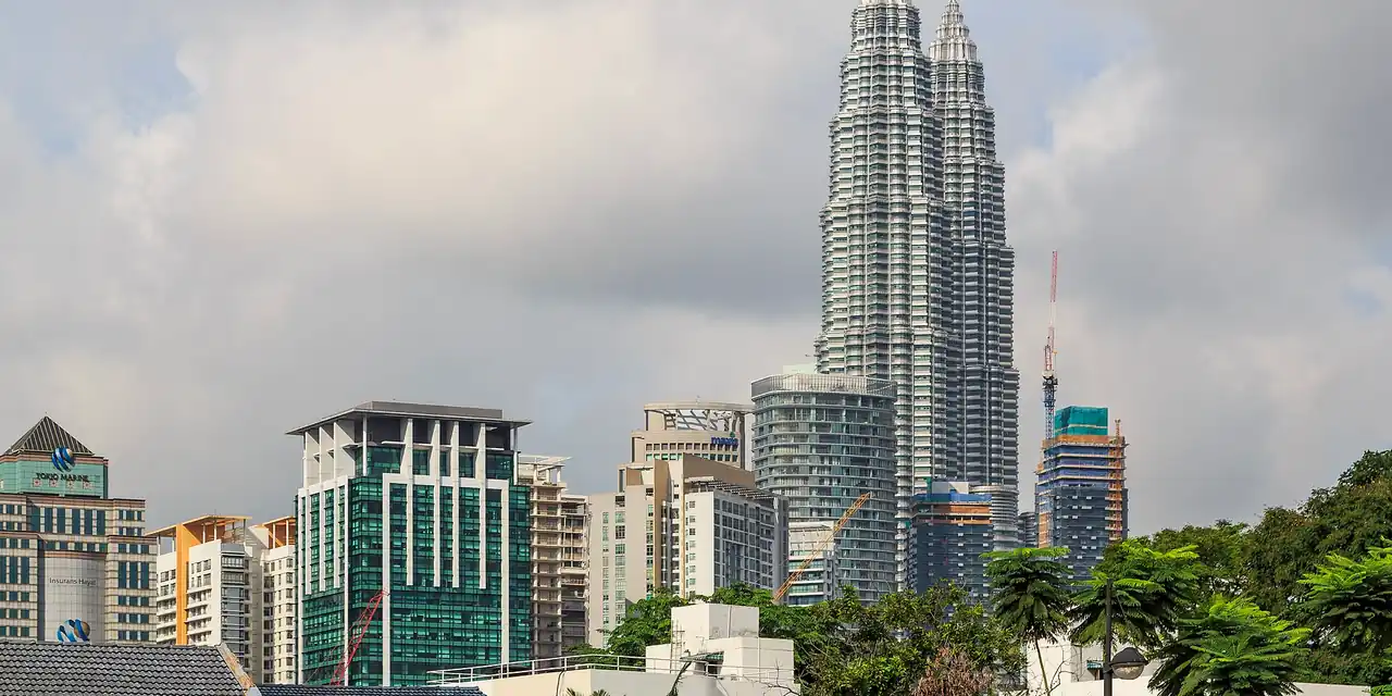 Uitzicht op Kuala Lumpur
