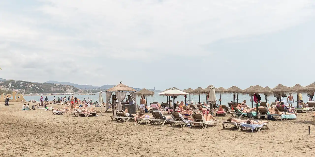 Uitzicht op Málaga