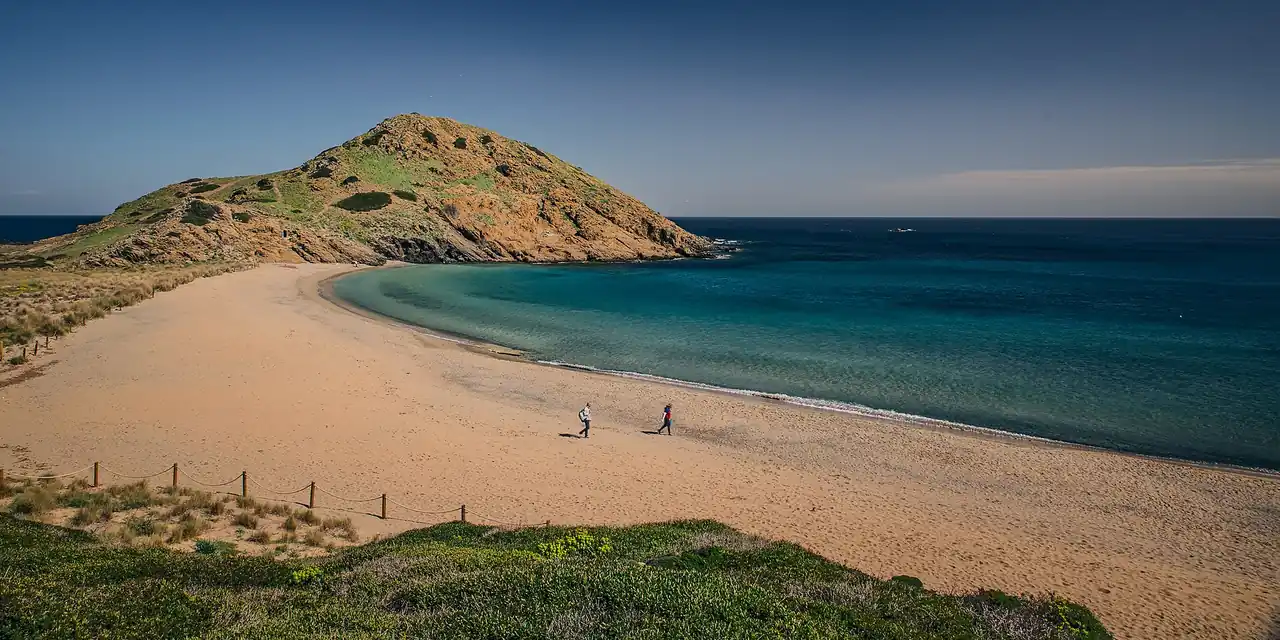 Uitzicht op Menorca