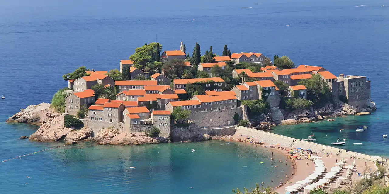 Uitzicht op Montenegro (Budva)