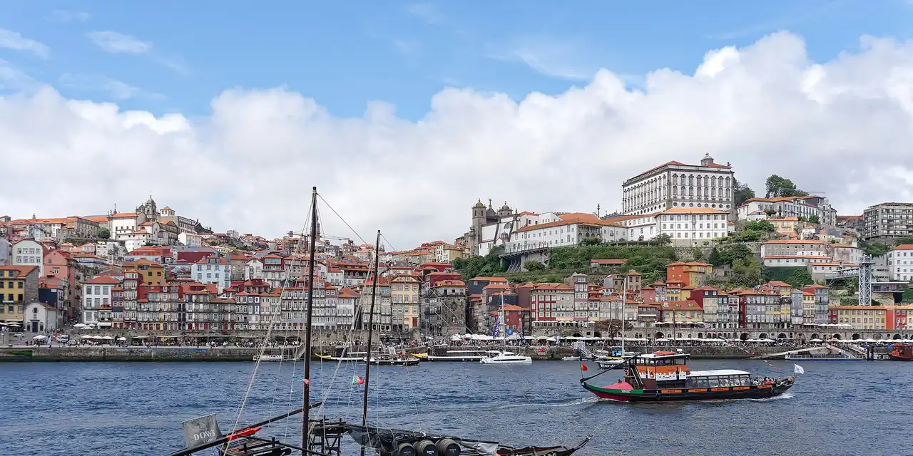 Uitzicht op Porto