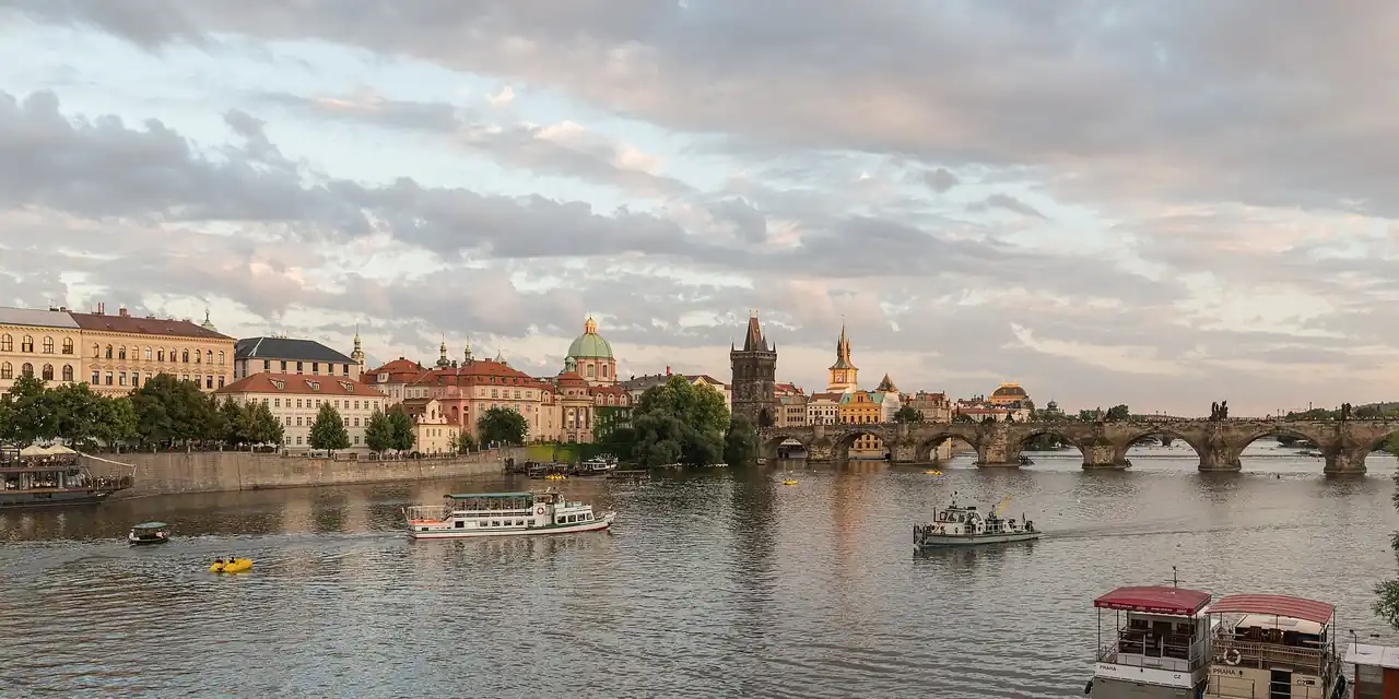 Uitzicht op Praag