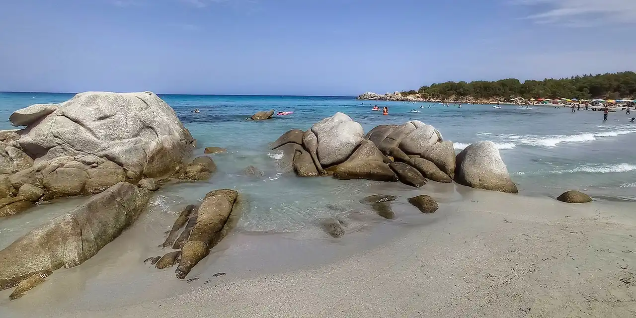 Uitzicht op Sardinië