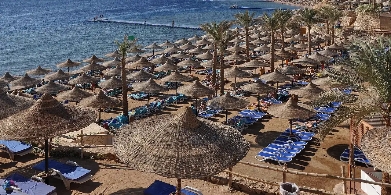 Uitzicht op Sharm el Sheikh