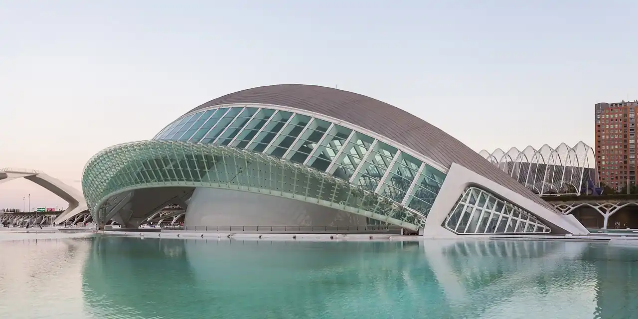 Uitzicht op Valencia